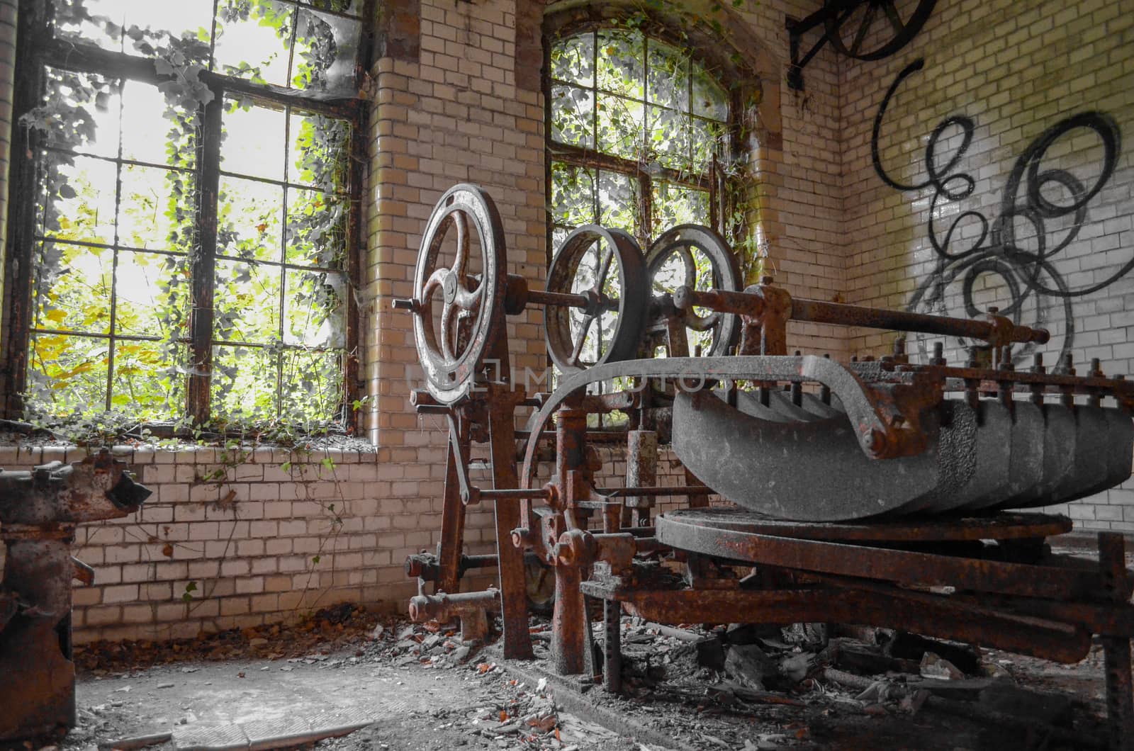 Ruins of Beelitz-Heilstätten Lost place Berlin Brandenburg;