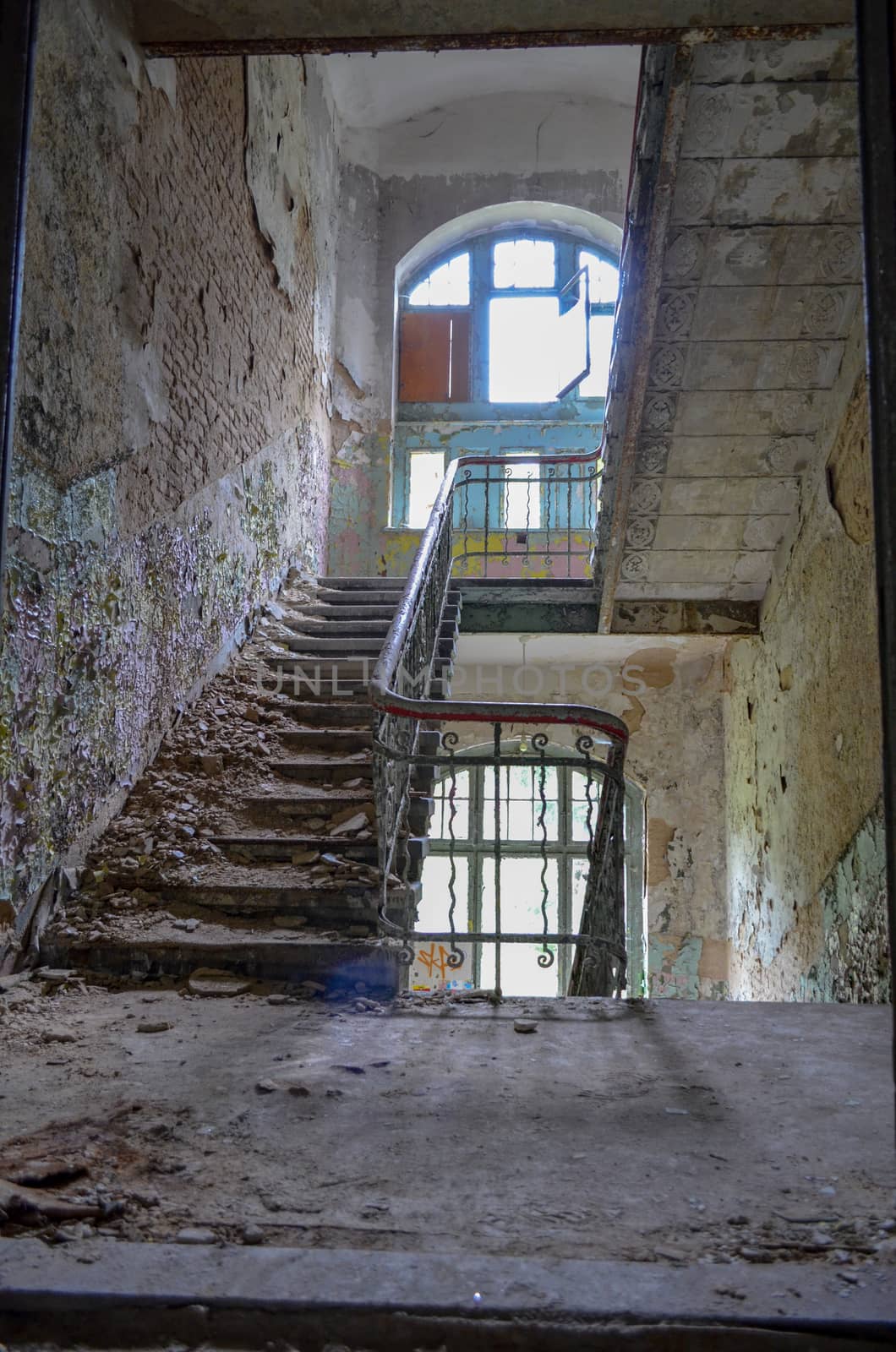 Ruins of Beelitz-Heilstätten Lost place Berlin Brandenburg;