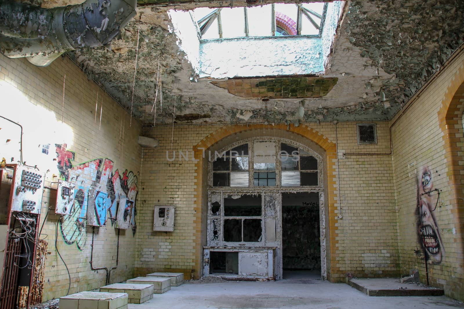 Ruins of Beelitz-Heilstätten Lost place Berlin Brandenburg;