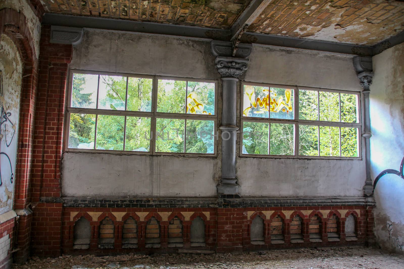 Ruins of Beelitz-Heilstätten Lost place Berlin Brandenburg;