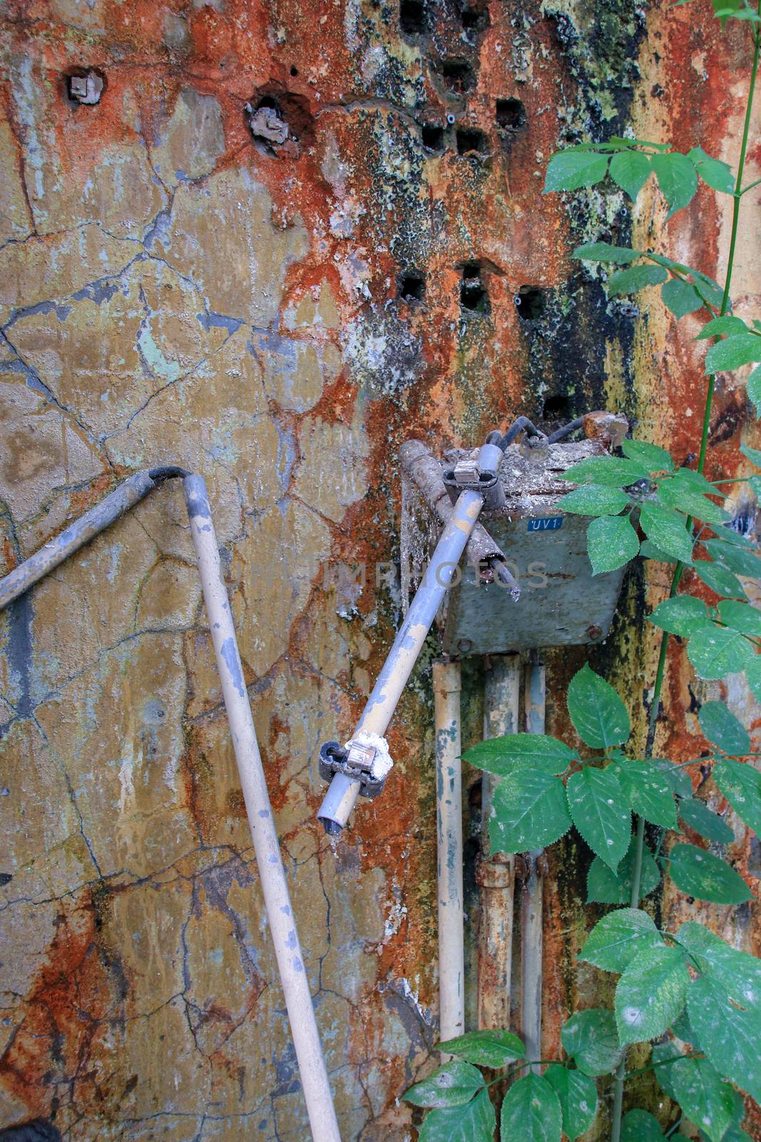 Lost Place garage of railway