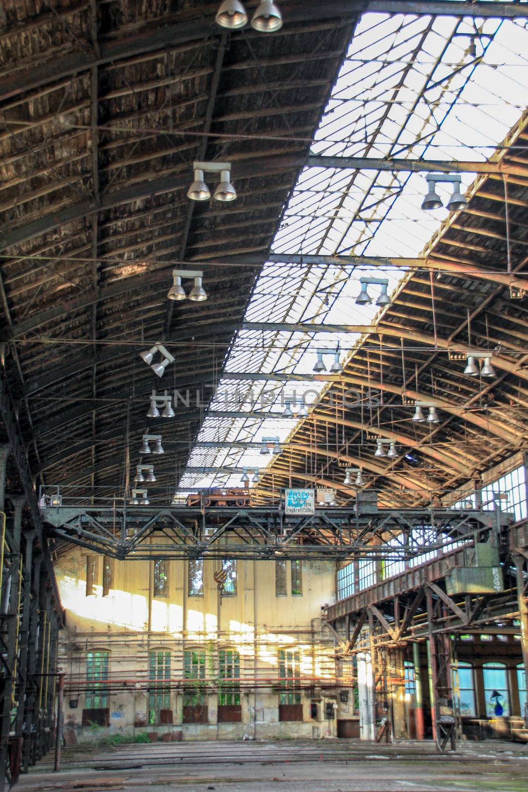 Lost Place garage of railway