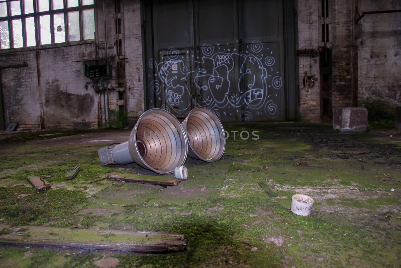 Lost Place garage of railway