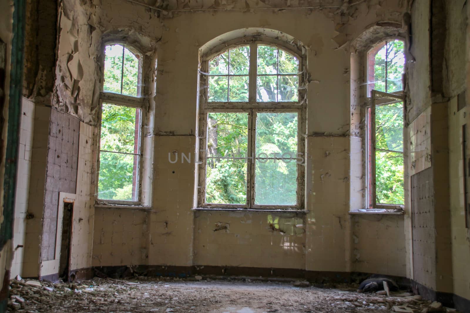 Ruins of Beelitz-Heilstätten Lost place Berlin Brandenburg;
