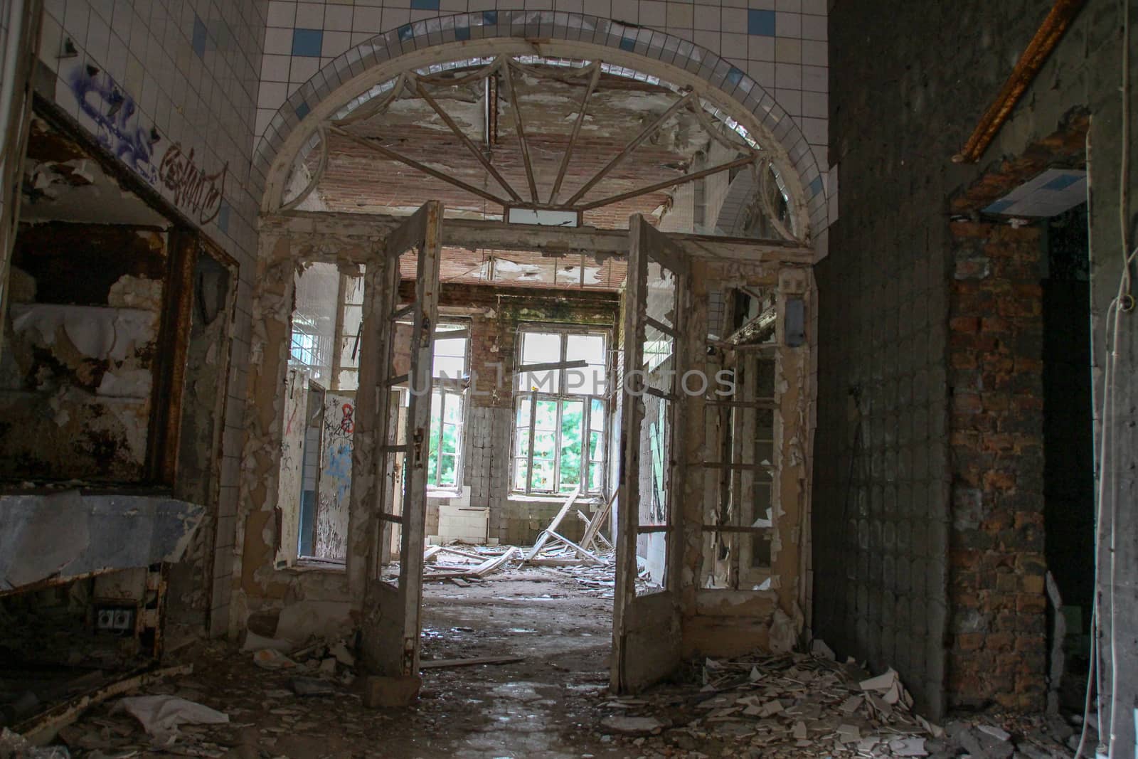 Ruins of Beelitz-Heilstätten Lost place Berlin Brandenburg;