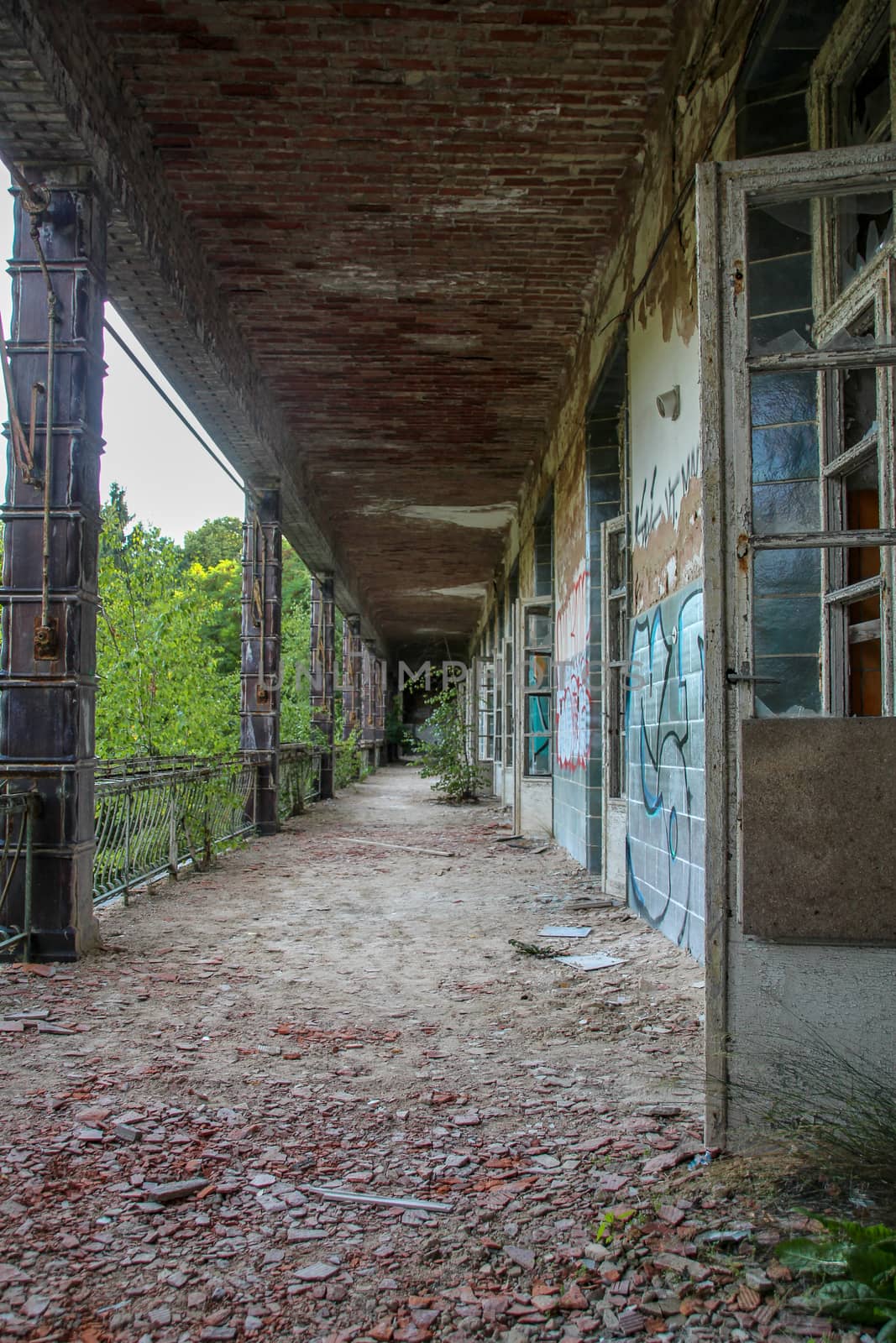 Ruins of Beelitz-Heilstätten Lost place Berlin Brandenburg;