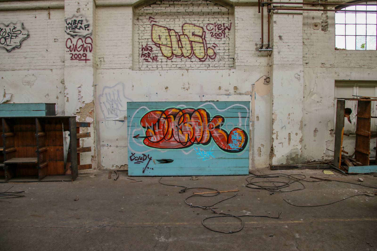 Lost Place garage of railway