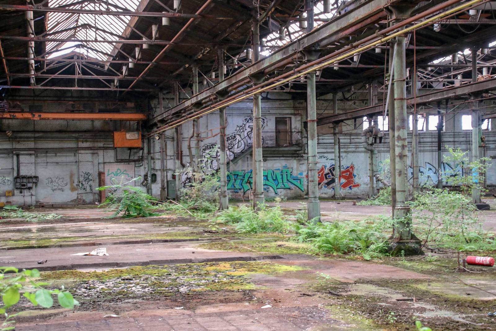 Lost Place garage of railway