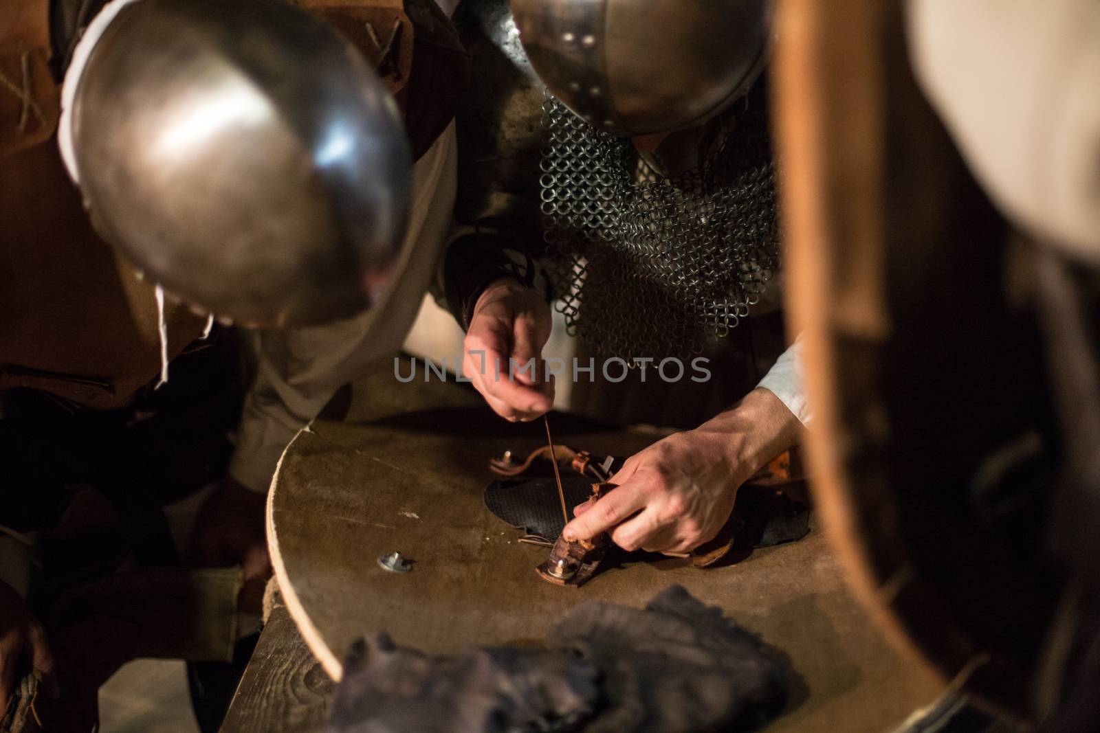 Artisans medieval times showing old crafts
