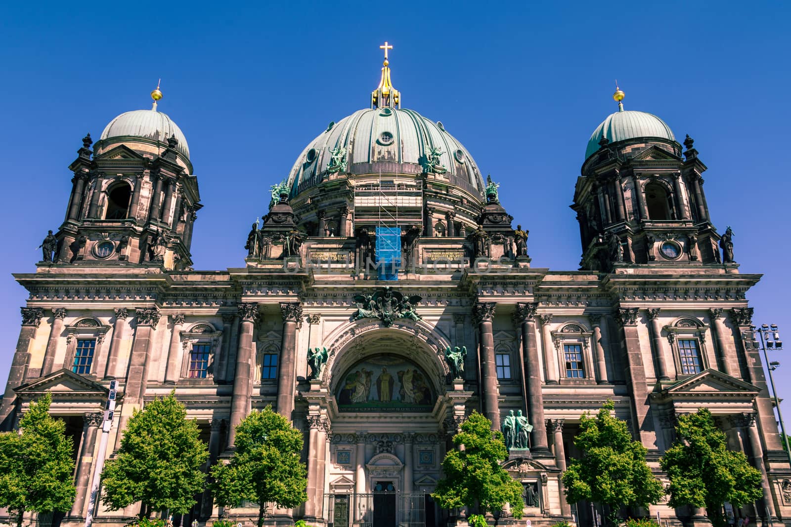 Exterior view of Berliner Dom, also known as Berlin Cathedral by Anelik