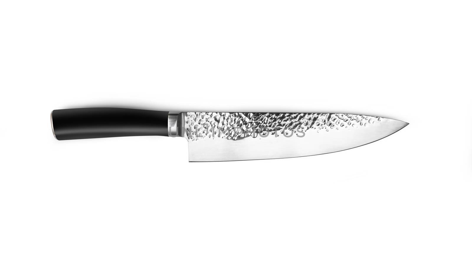 Chef's knife for your kitchen isolated on white by SlayCer