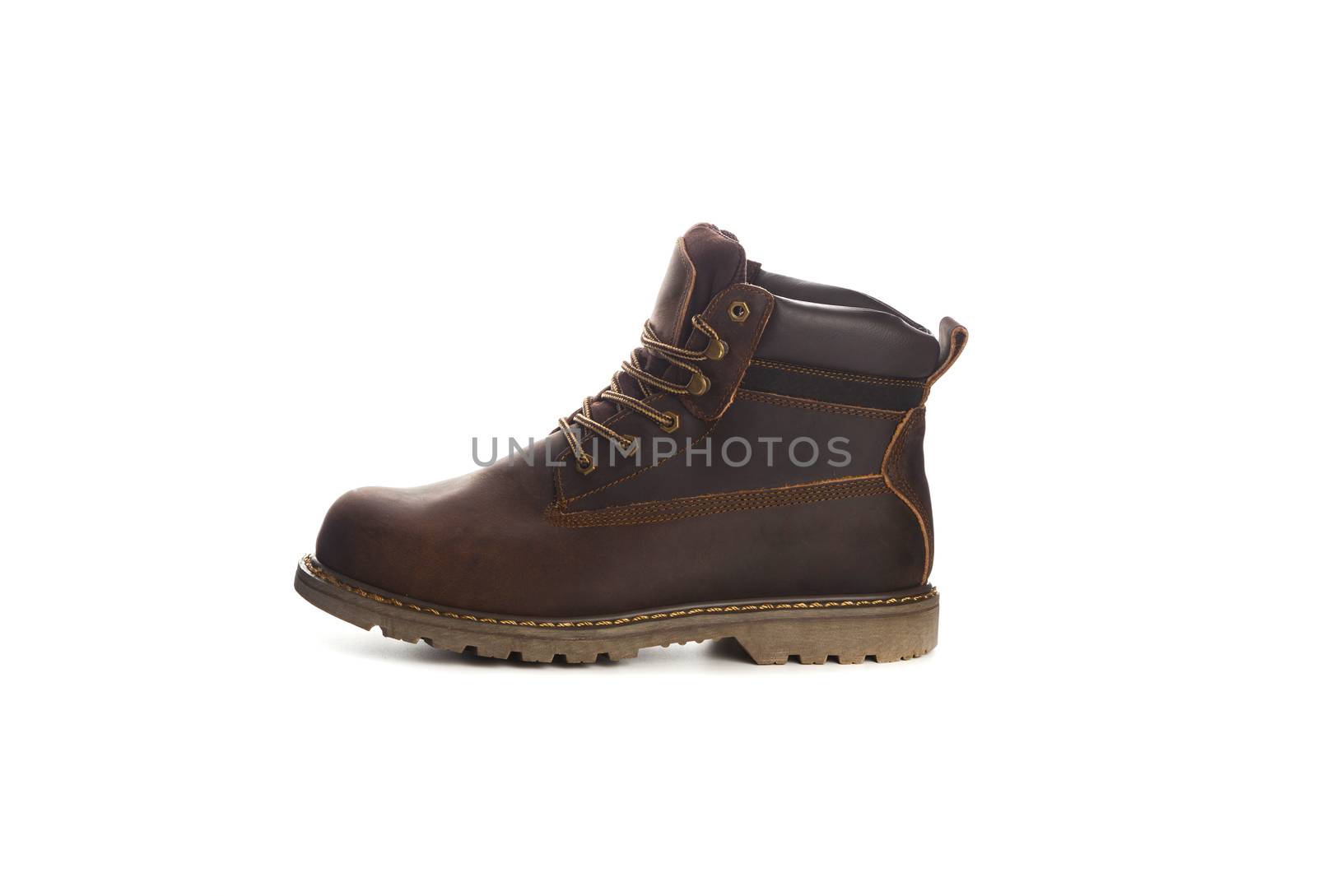 Man ankle boots, brown color, with nubuck leather by SlayCer