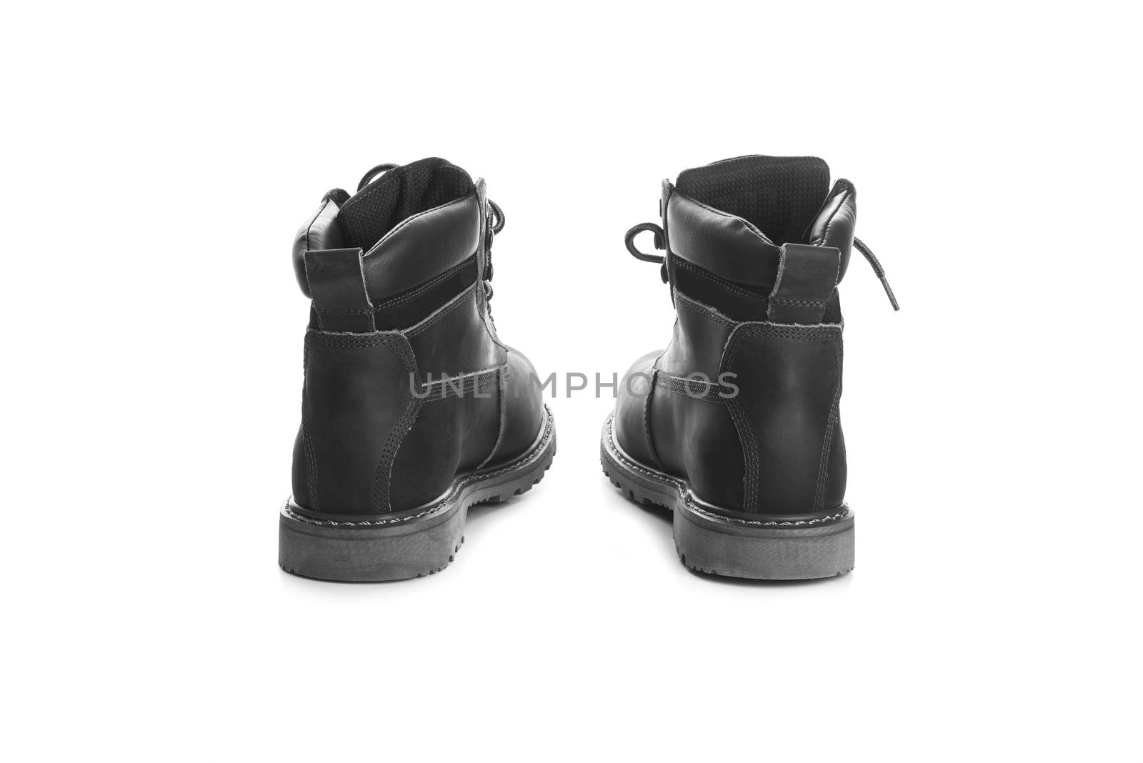Man ankle boots, black color, with nubuck leather by SlayCer