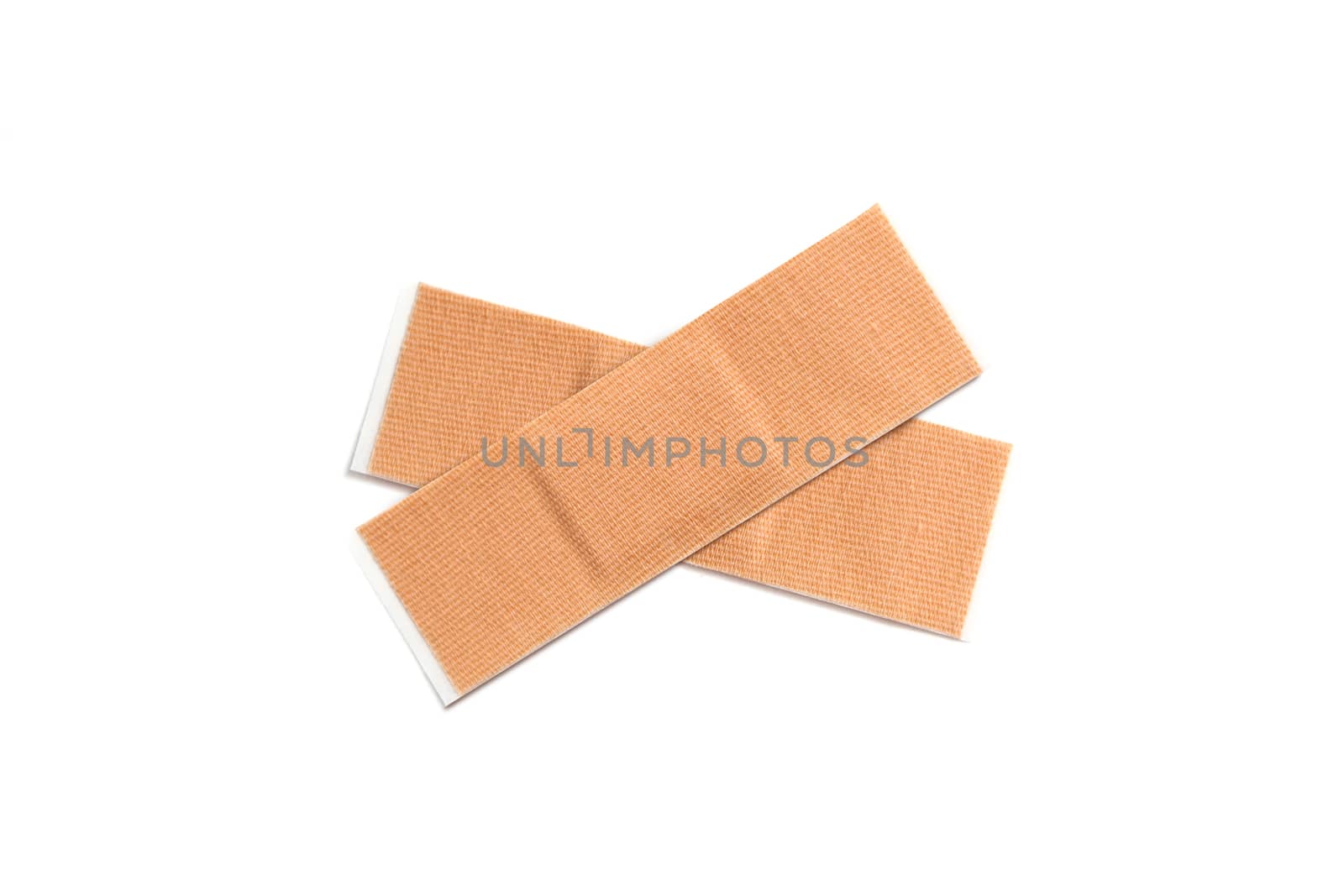 Medical patch isolated on white background