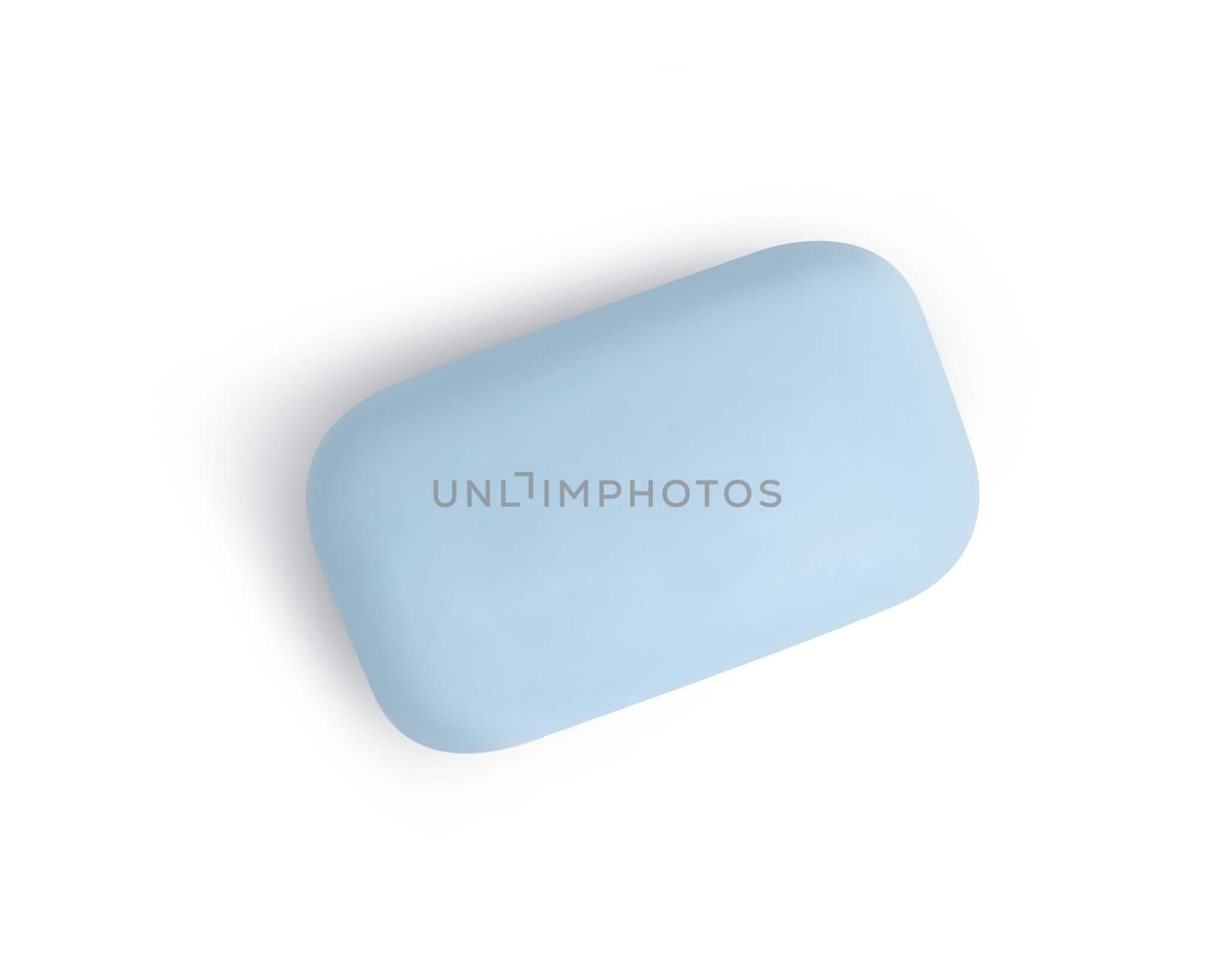 Fresh soap isolated on white background with clipping path