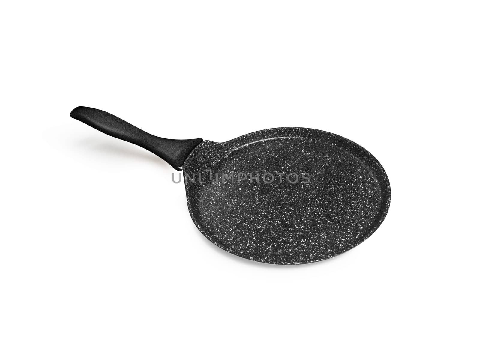Frying pan, kitchen utensils, isolated on white background