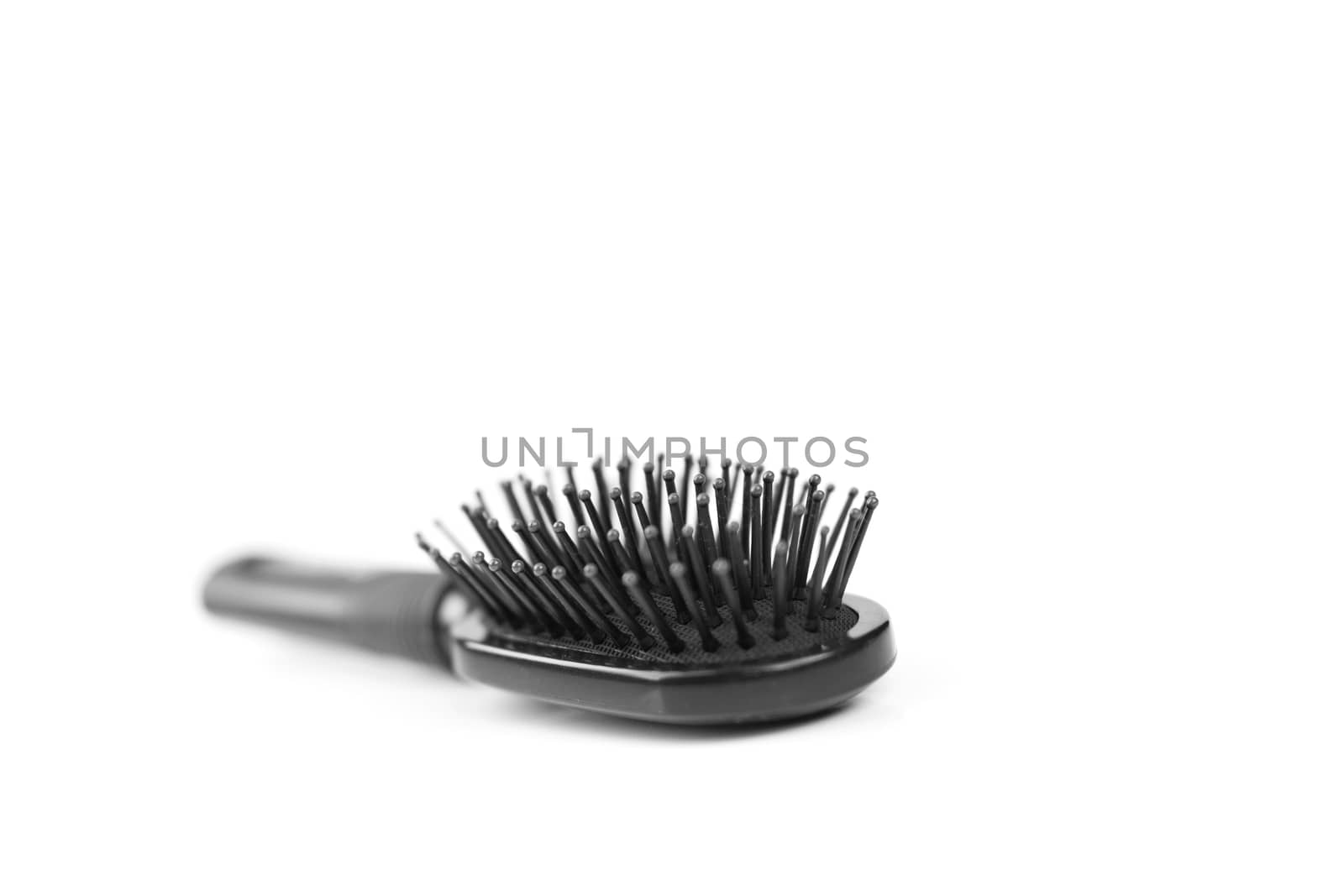 Hair black combs isolated on a white background