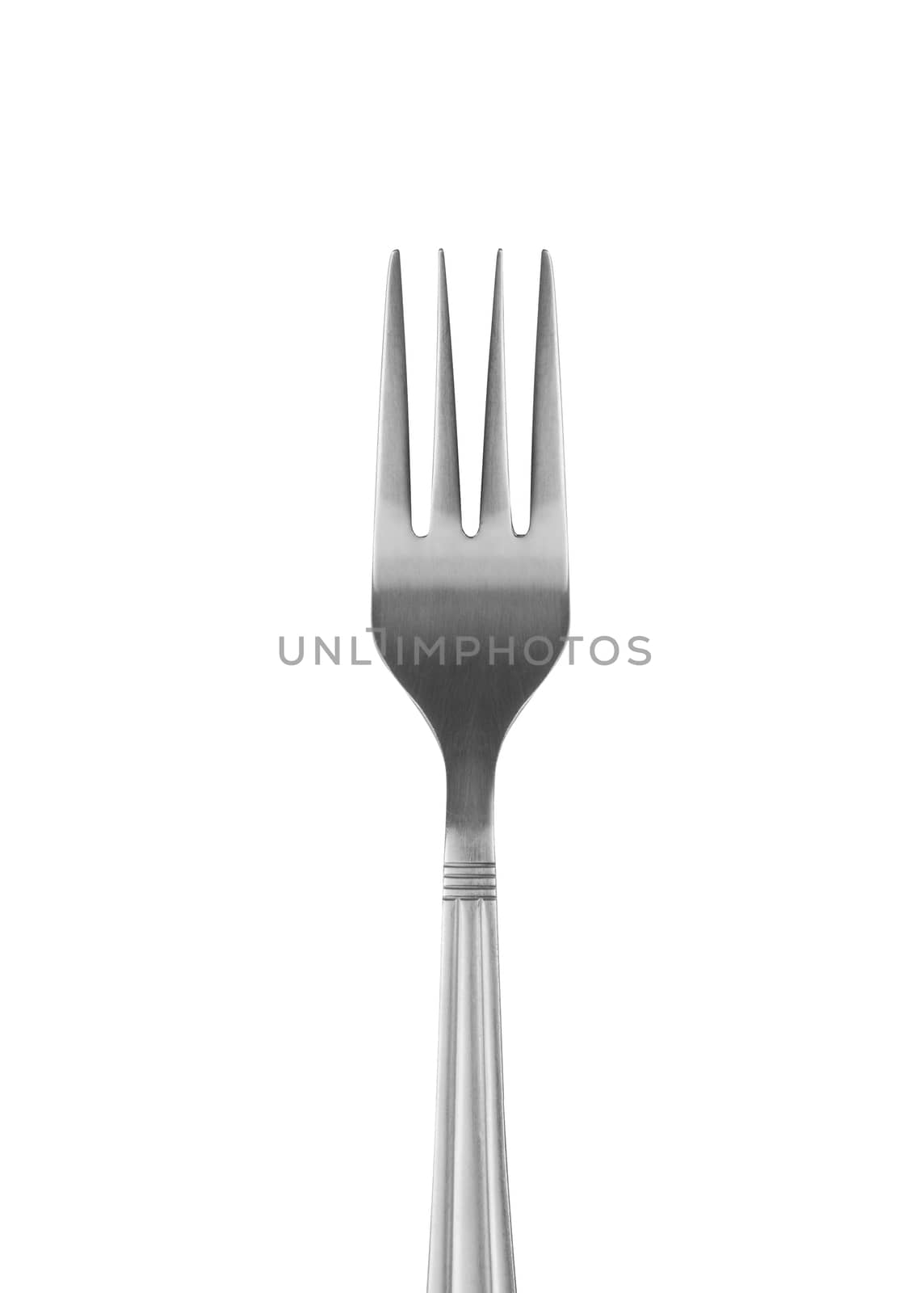 fork isolated on white background. With clipping path