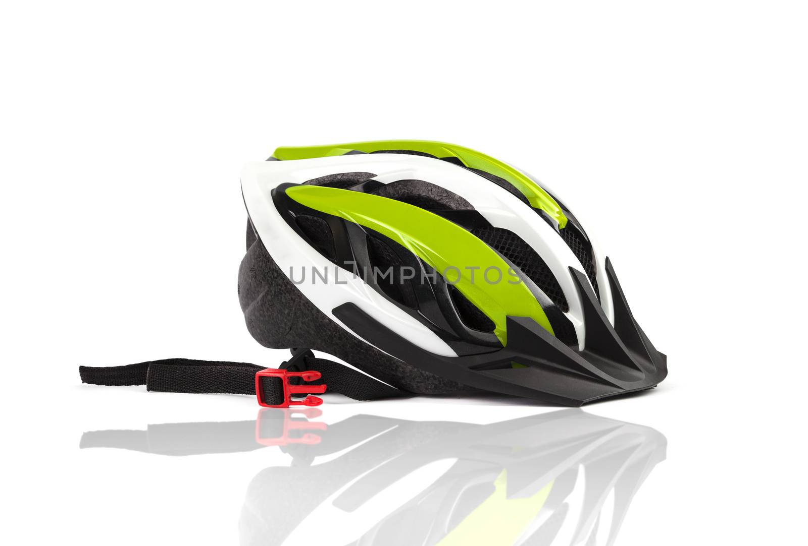 Bicycle Helmet, Head Safety. With clipping path