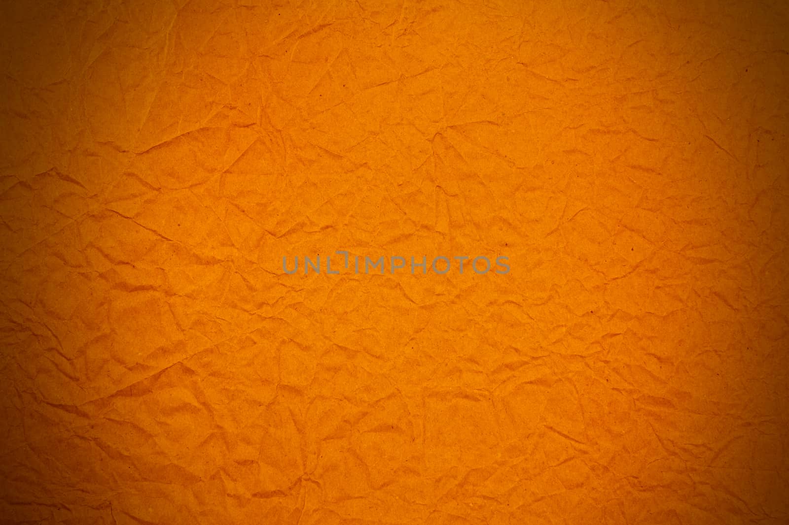 Wallpaper crumpled paper, orange background