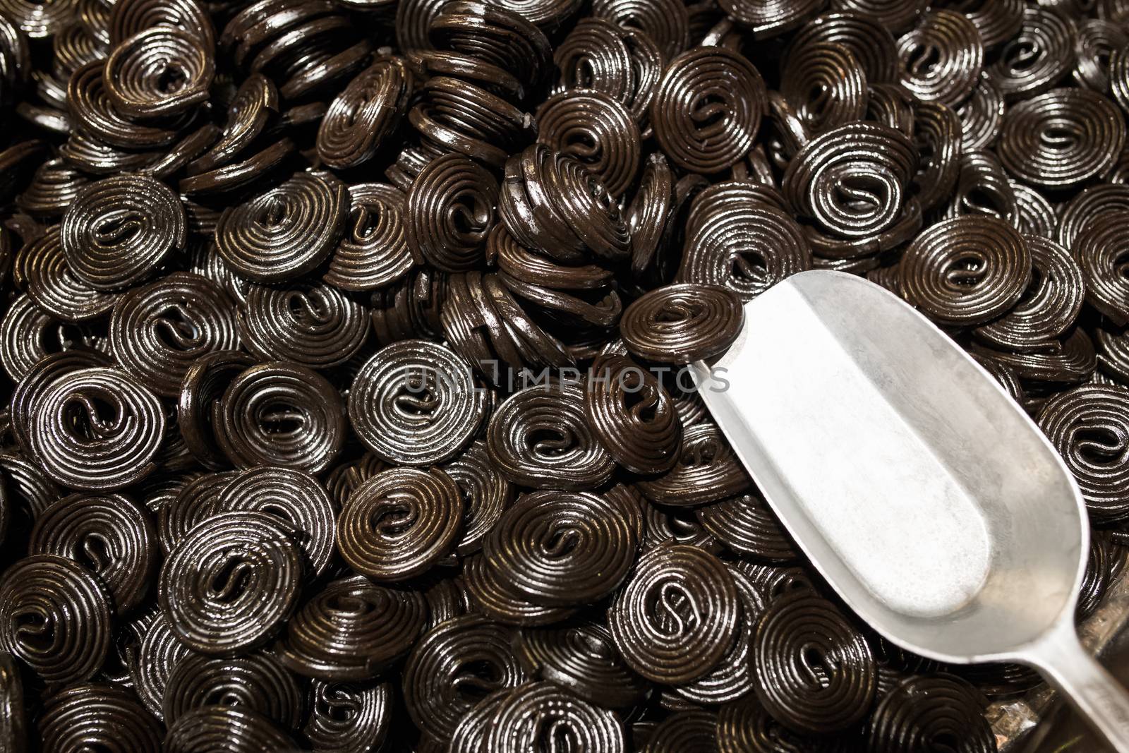 Black Twisted Spiral Jelly you can buy ina candy store.