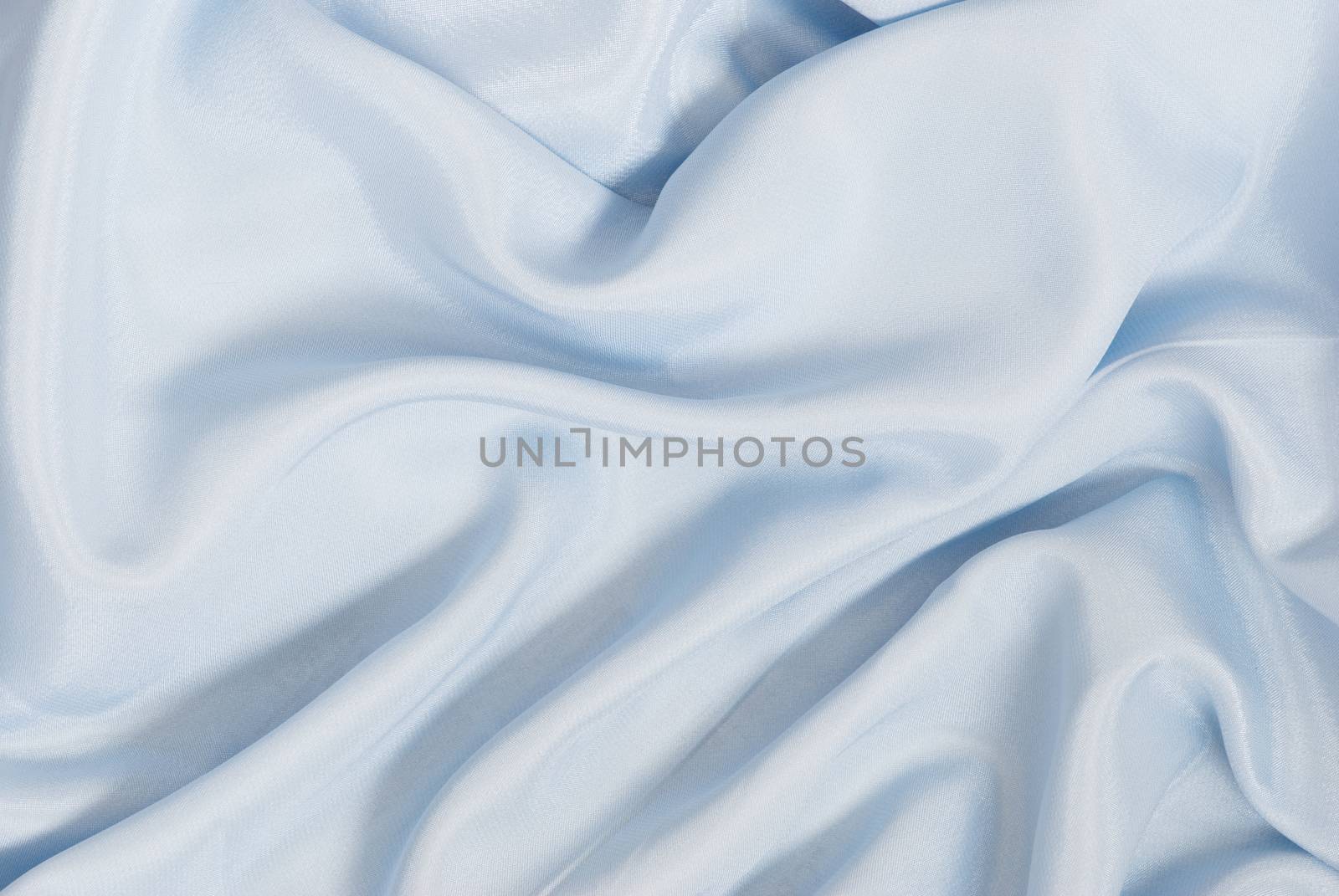 Soft blue satin wavy background