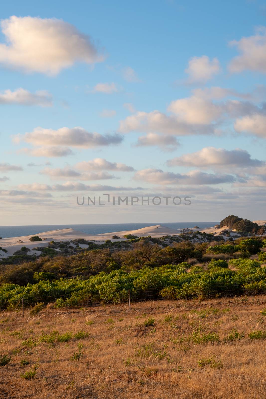 Coast landscape during sunset in Geraldton Western Australia by MXW_Stock