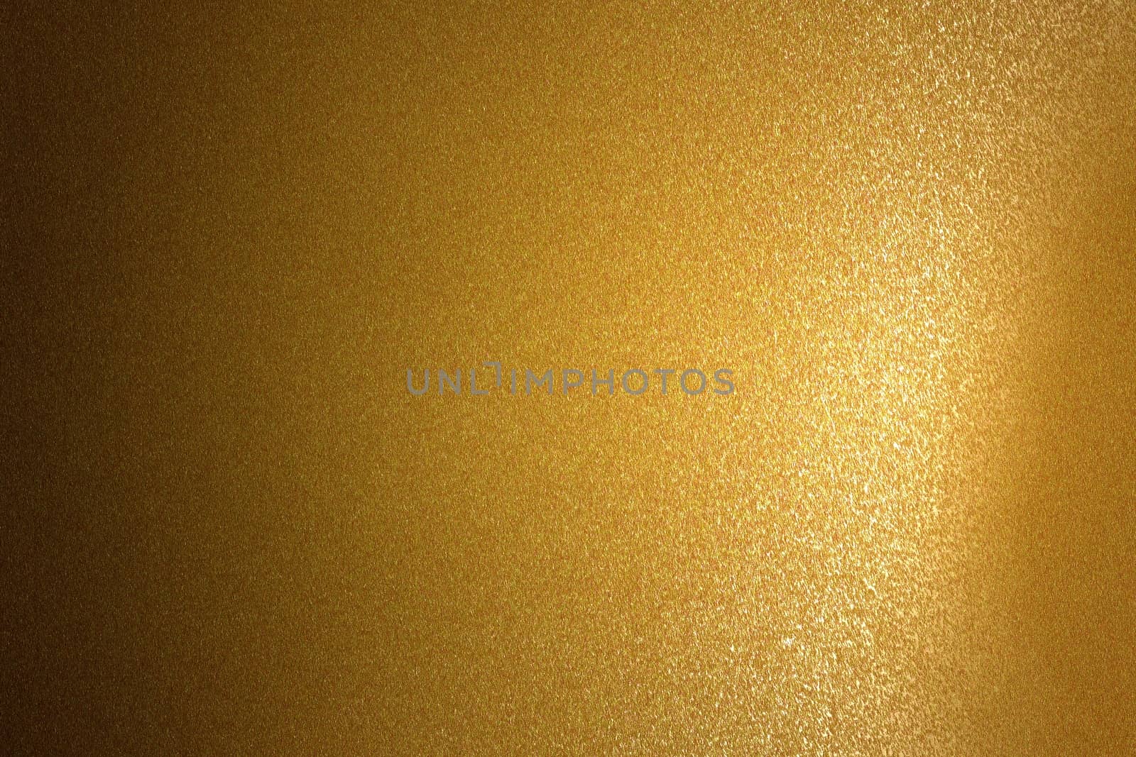 Abstract background, refraction on brown metallic wall in dark room
