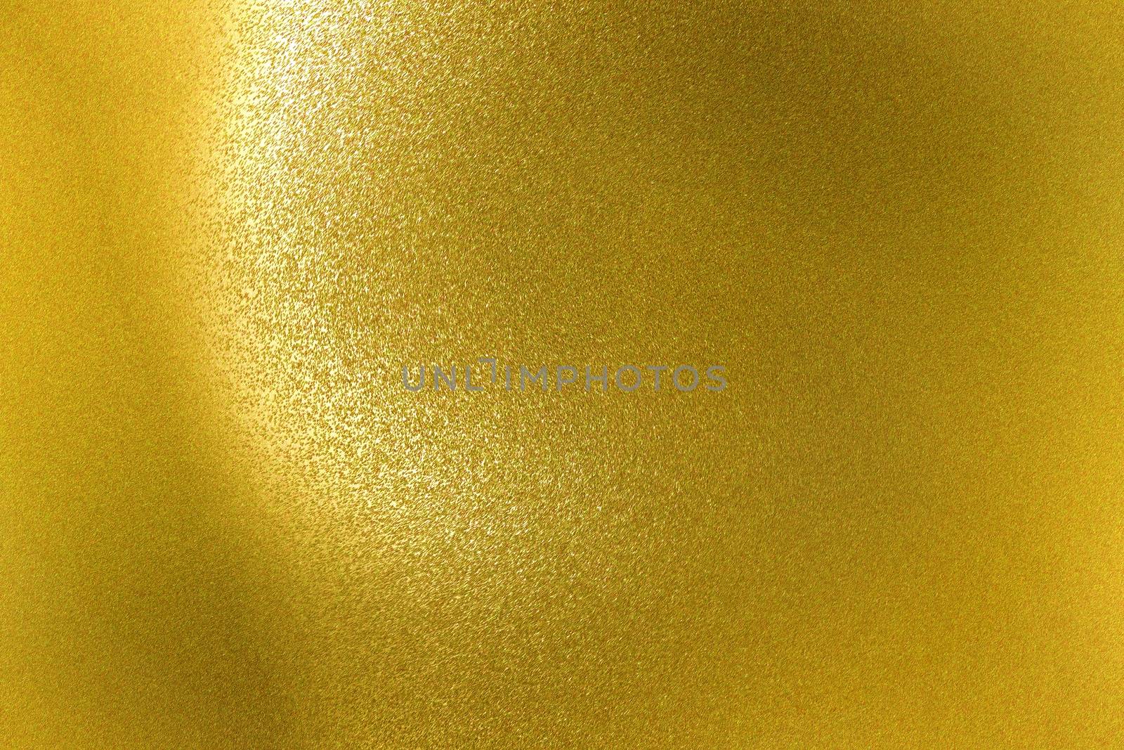 Shiny rough gold metal wall, abstract texture background