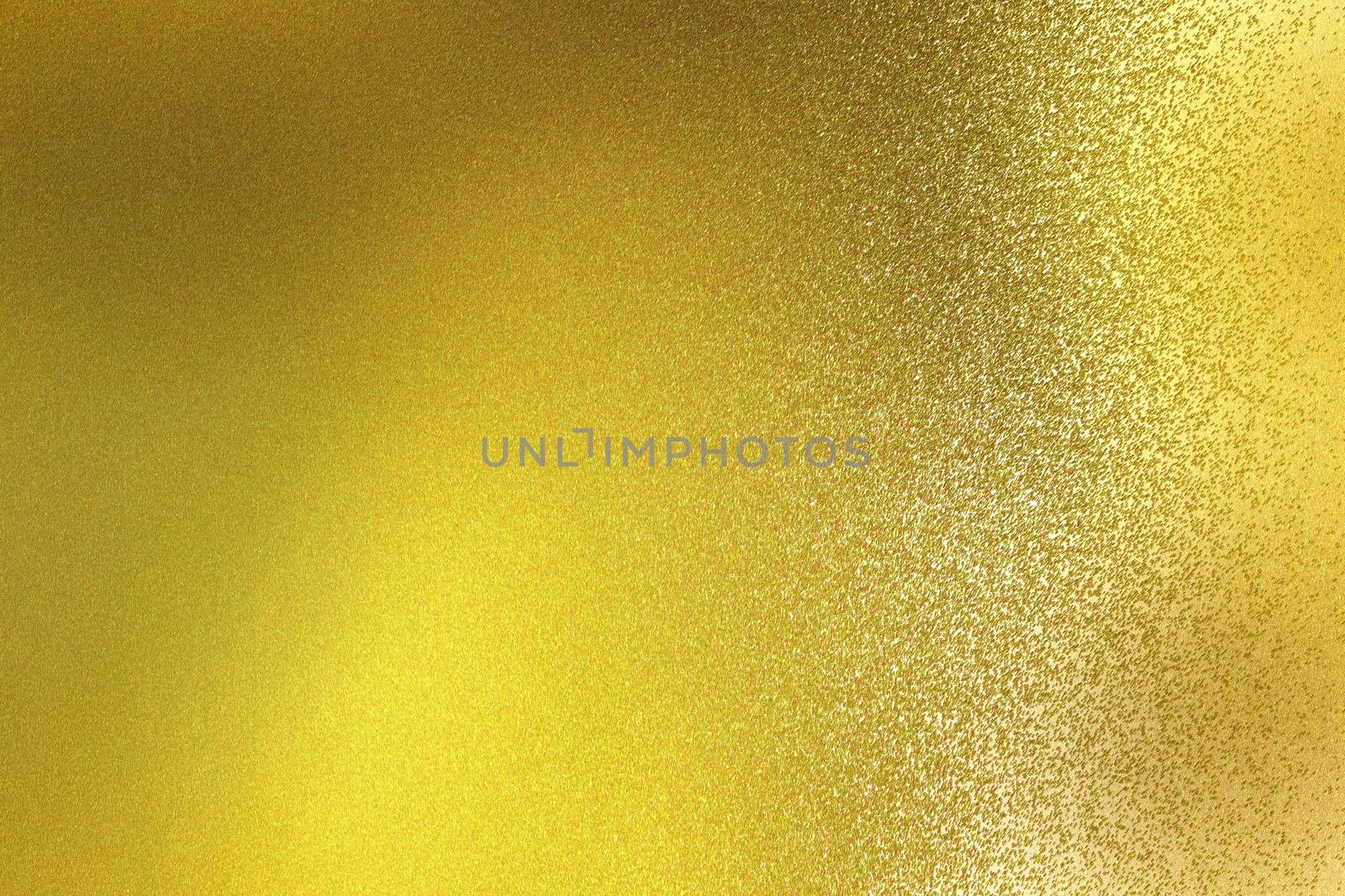 Abstract texture background, shiny on rough gold steel wall