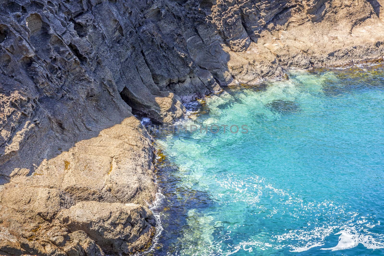 Idyllic coastal bays and sea caves exploring by lovleah