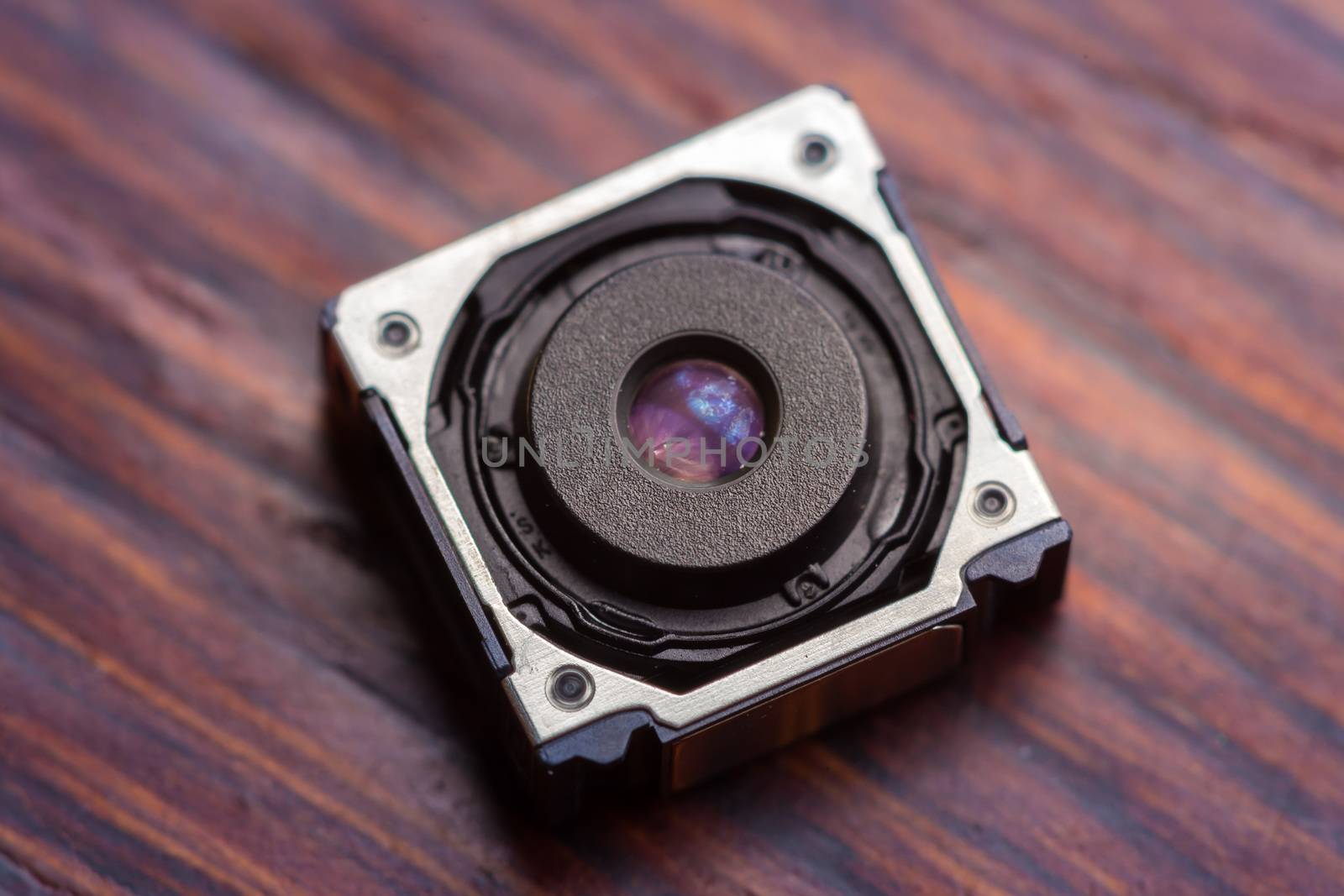 Close up of a mobile phone stabilized camera sensor. by petrsvoboda91