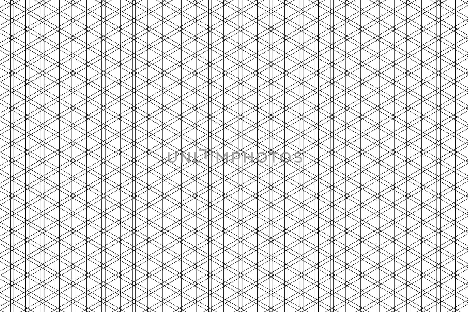 Abstract pattern background, black crossing line with grill mesh