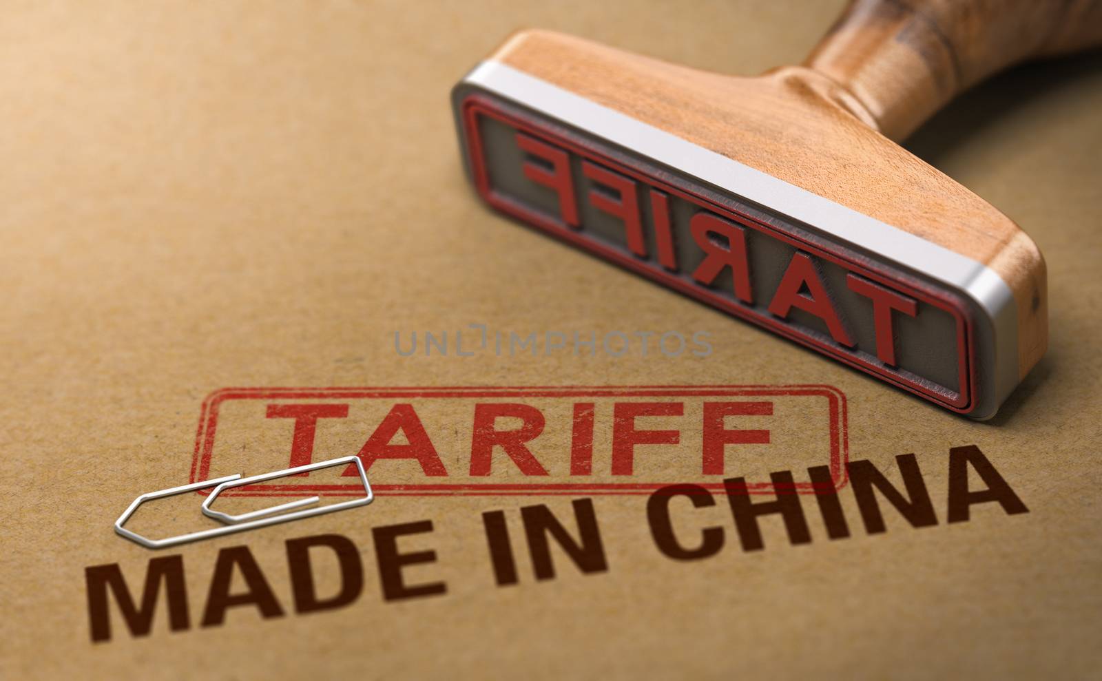 Trade War, Tariff For Goods and Products Made in China  by Olivier-Le-Moal