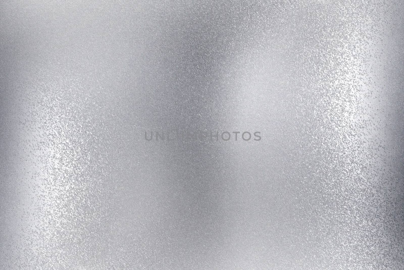 Shiny brushed silver metal wall, abstract texture background