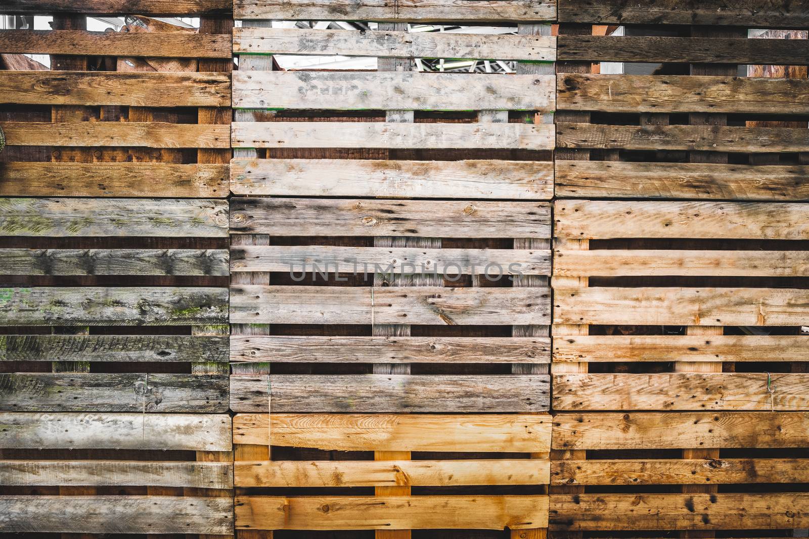 pallets texture grunge copy space wooden background warehouse wallpaper by LucaLorenzelli