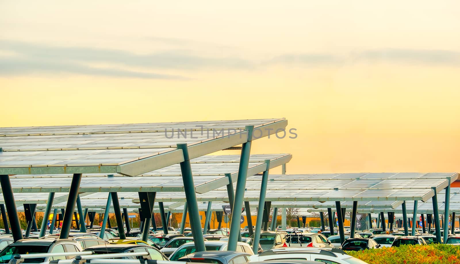 solar panel parking canopy