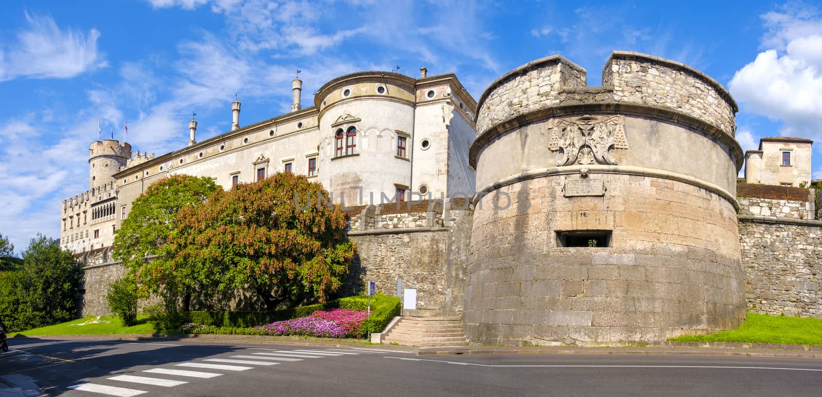 Castello del Buonconsiglio ( Buonconsiglio Castle ) in Trento - Trentino Alto Adige - Italy