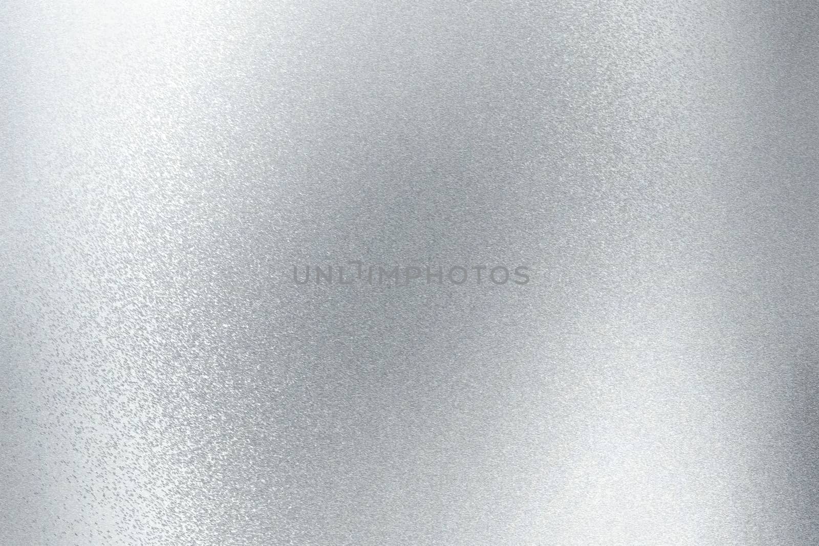 Shiny brushed silver metallic panel, abstract texture background