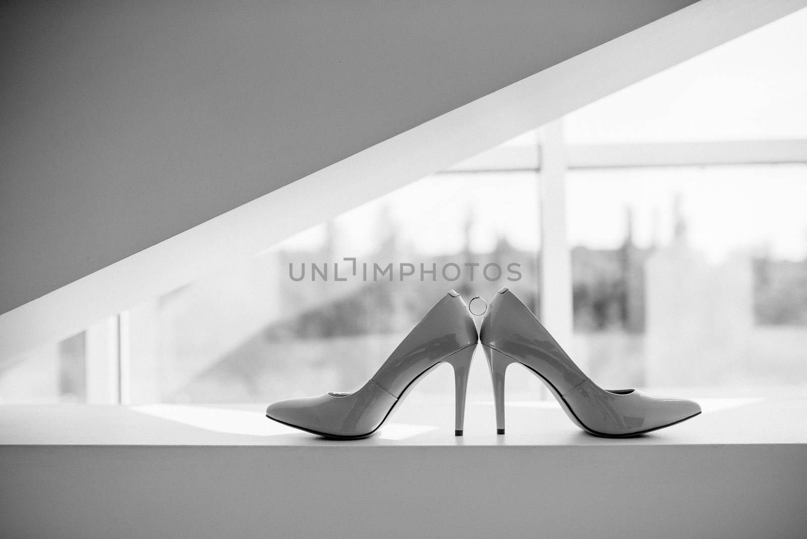 wedding shoes of the bride, beautiful fashion by Andreua