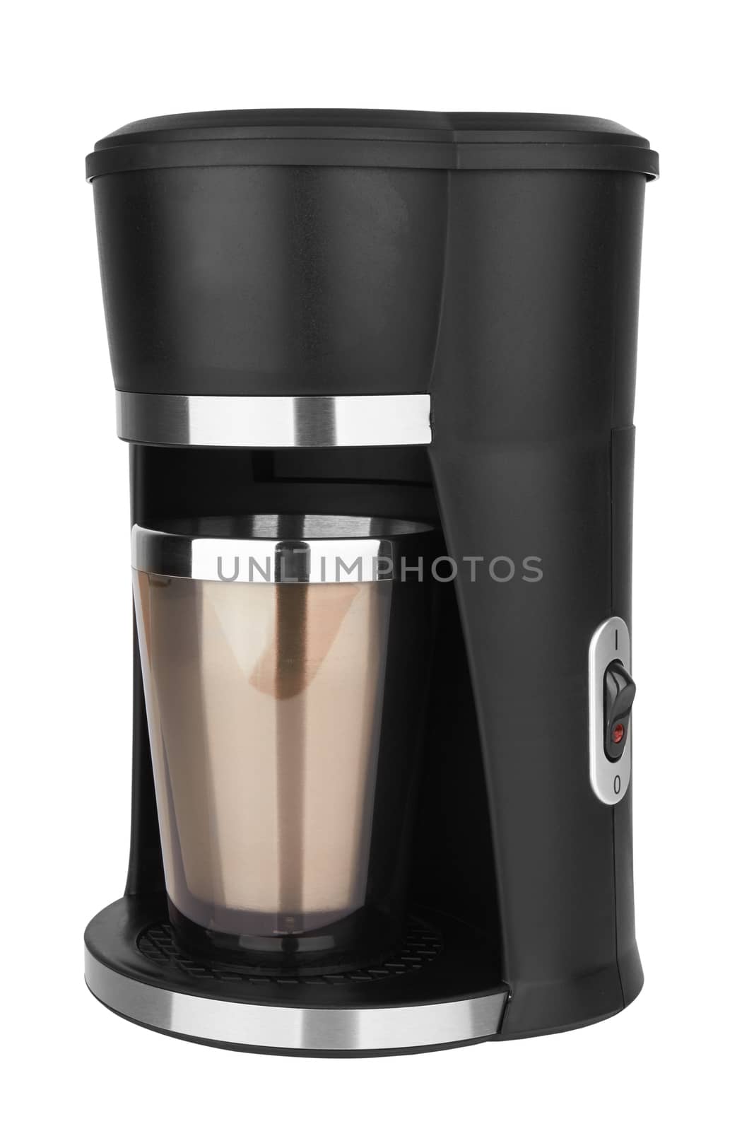 Coffee maker isolated on a white background