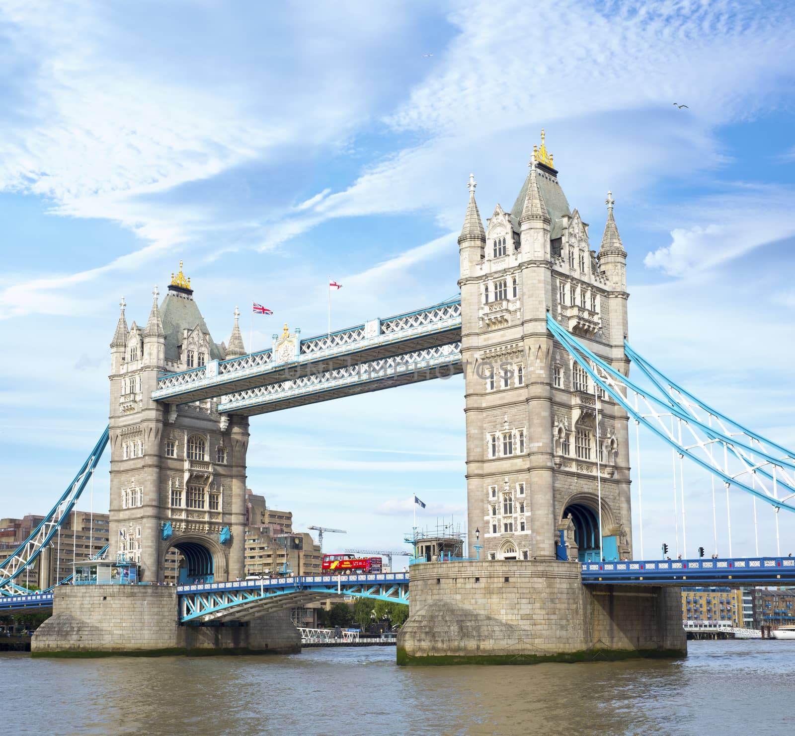 london's tower bridge over the river thames