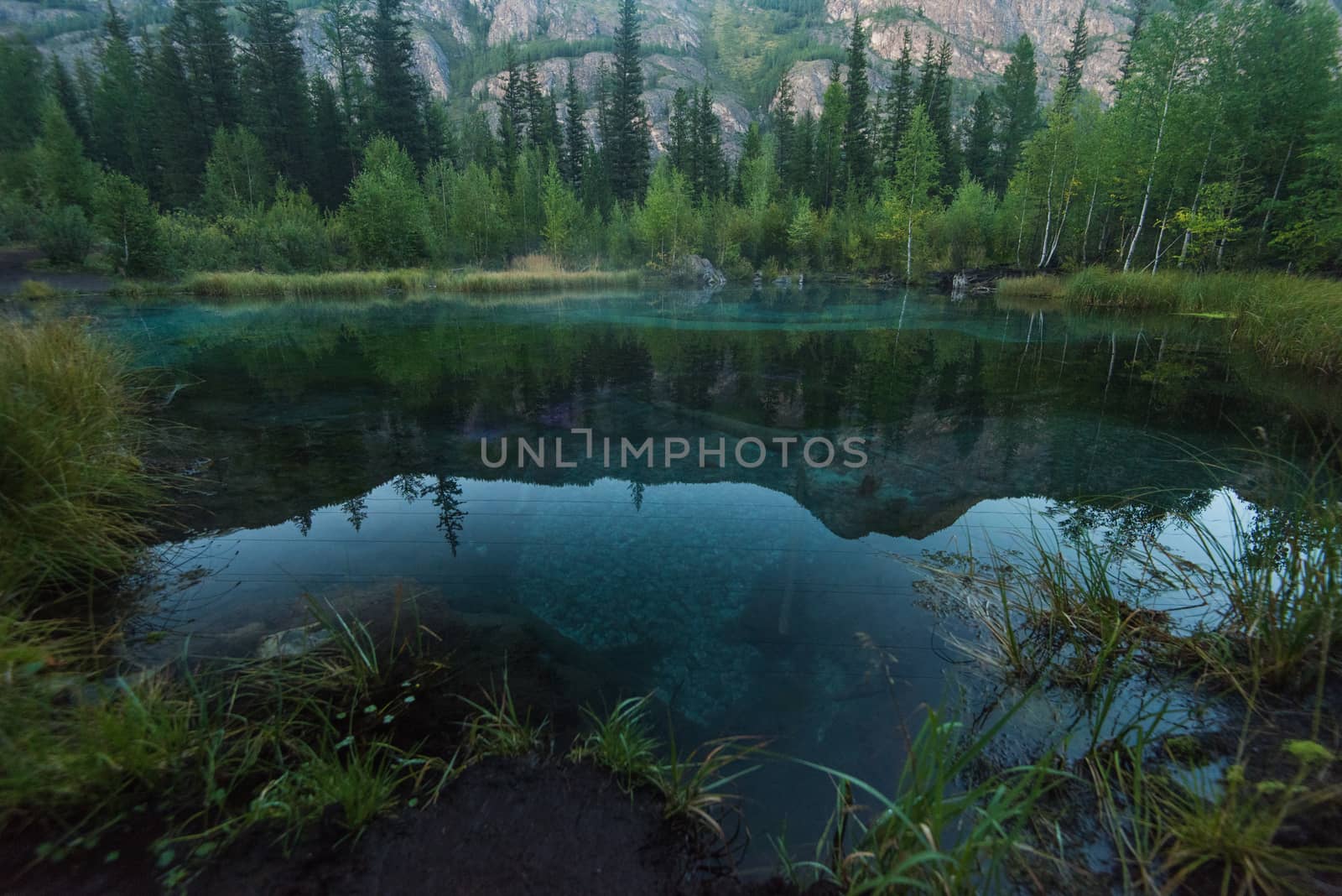 Blue Lake in the Altai by rusak