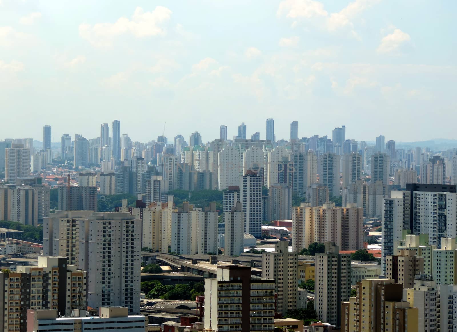Sao Paulo east zone view by luisrftc