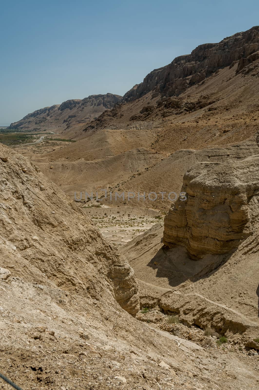 Qumran Cave 4, site of the discovery of the Dead Sea Scrolls in Qumran, Israel near the Dead Sea