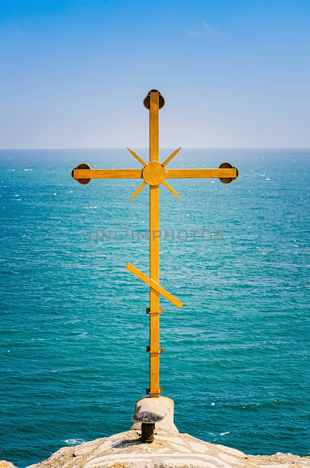 Christian Cross at Cape Kaliakra, Bulgaria