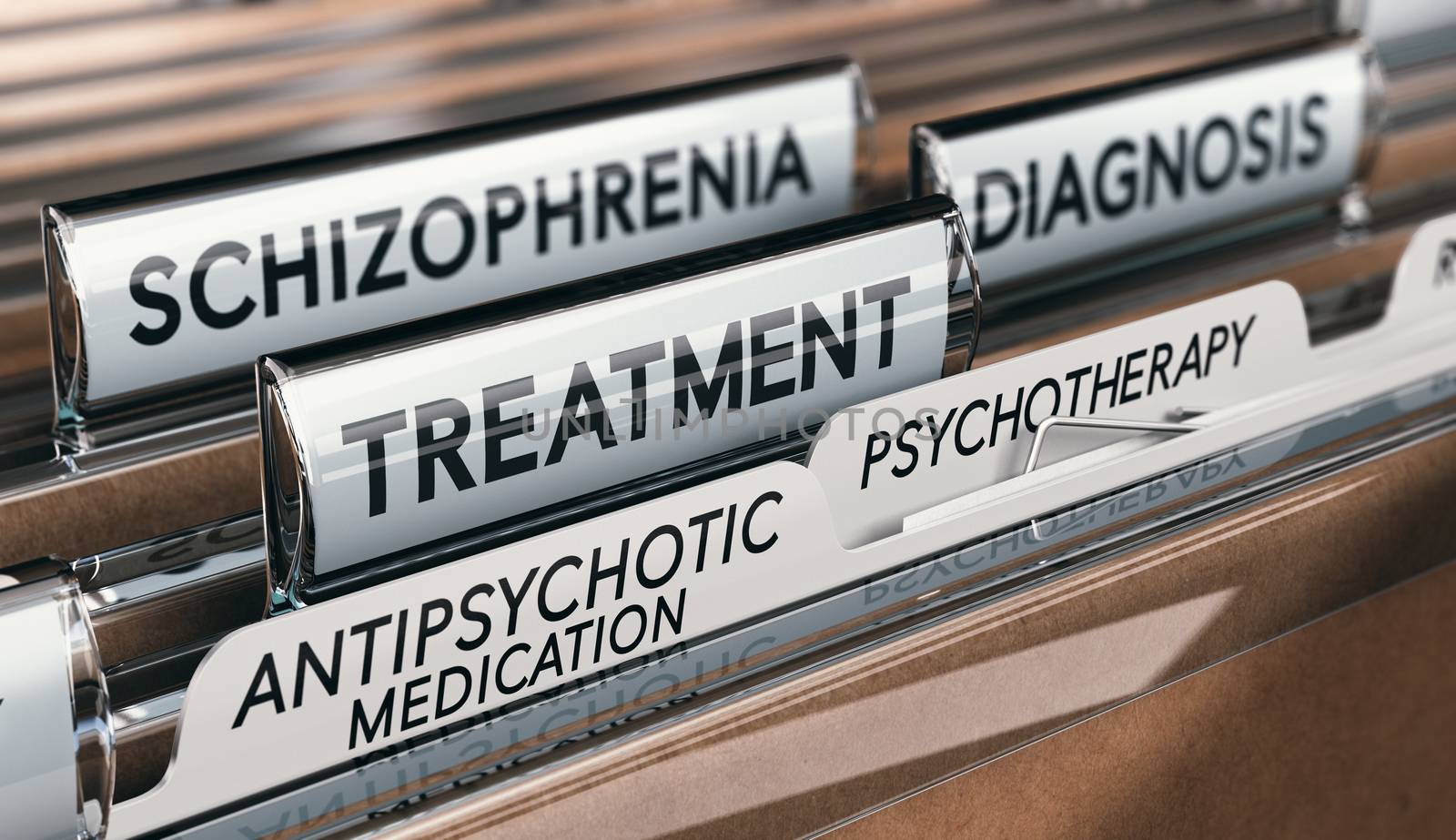 Mental health conditions, schizophrenia diagnosis and treatment  by Olivier-Le-Moal