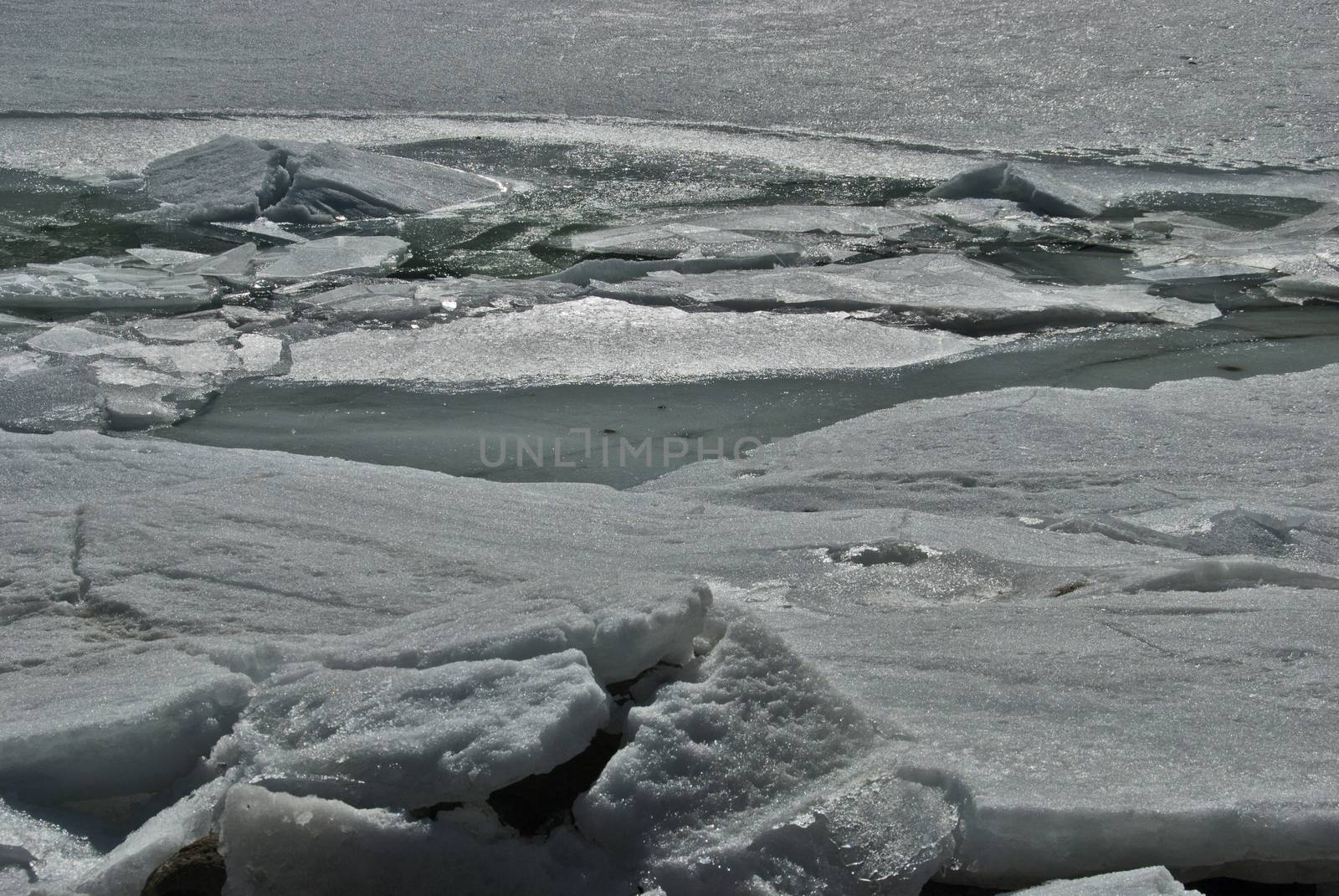 frozen lake by Joanastockfoto