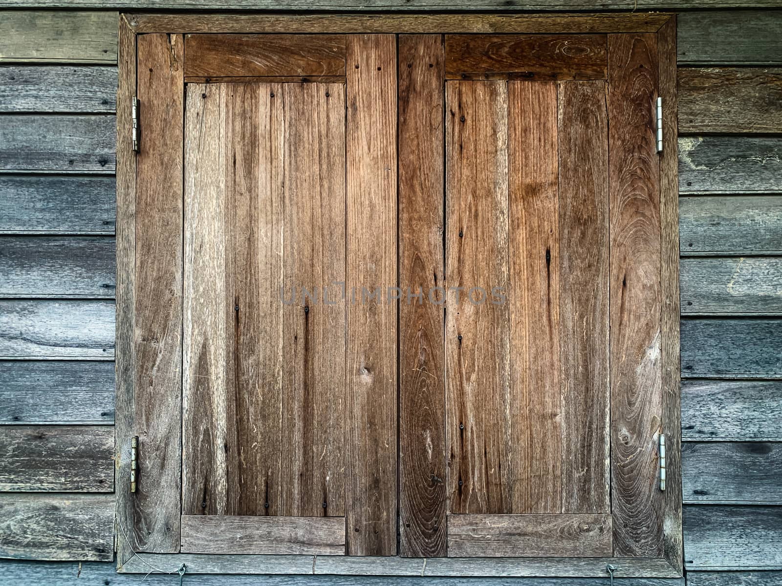 Background texture of old window mad of wood