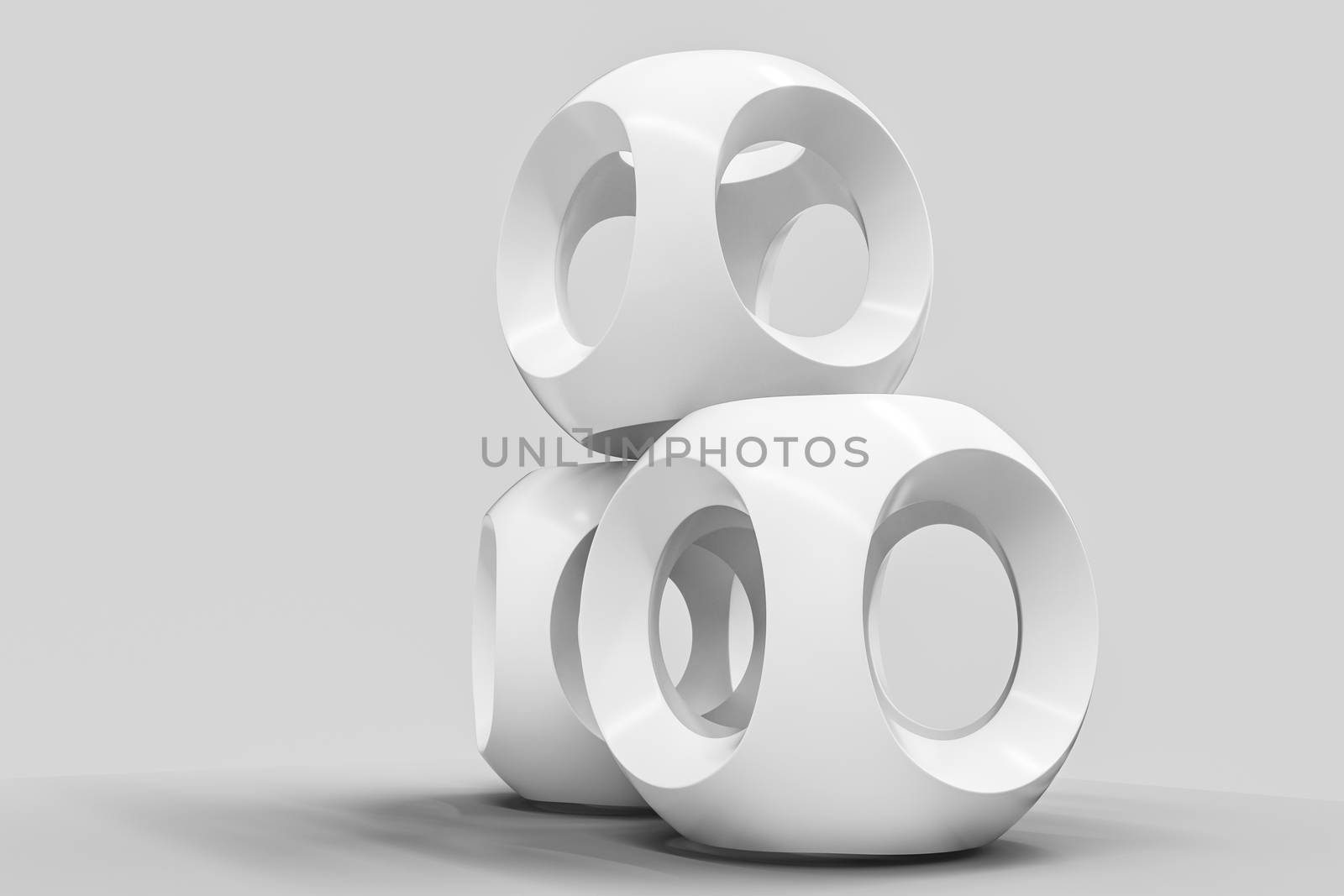 3d rendering, creative cubes in white backdrop, industrial design product by vinkfan